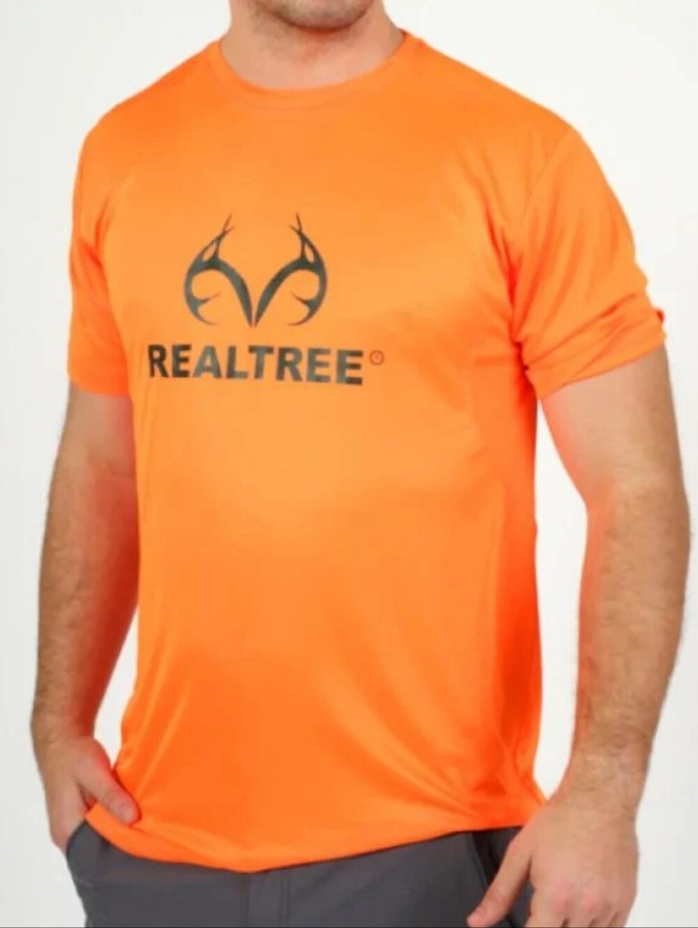 Realtree orange hunting 🦌 shirt Orange brown M good shape deer hunters